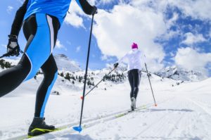 cross-country skiing