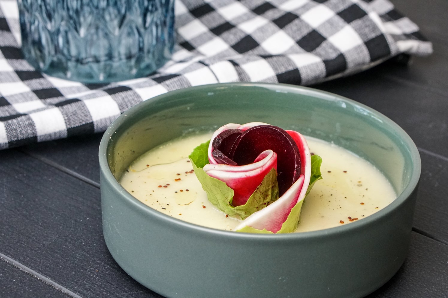 Selleriesuppe Mit Gemüserose